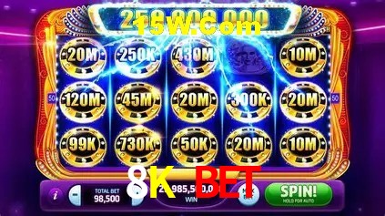 Biblioteca de slots populares na 8K Bet