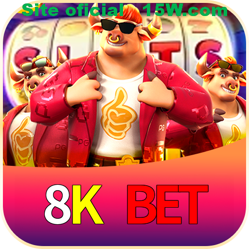 Imagem promocional da 8K Bet mostrando a plataforma e suas vantagens